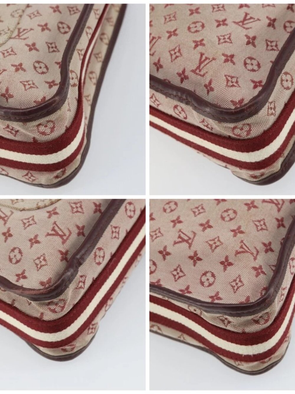 LOUIS VUITTON Monogram Mini Besace Mary Kate Shoulder Bag Red M92321 Auth BA9879 - Picture 16 of 16